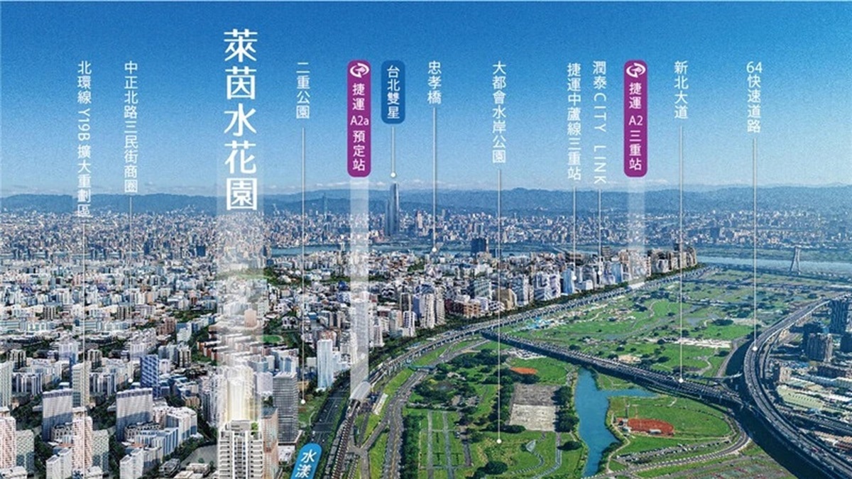 新世代購屋 高質感不用高代價！【萊茵水花園】進化型水岸宅 夯爆新北水岸！