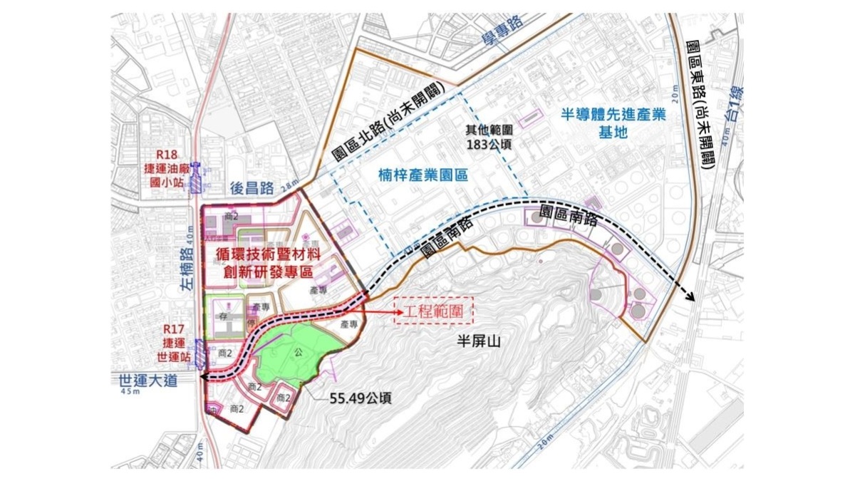 楠梓科園重要道路將動工！ 高大之森搶增值先機